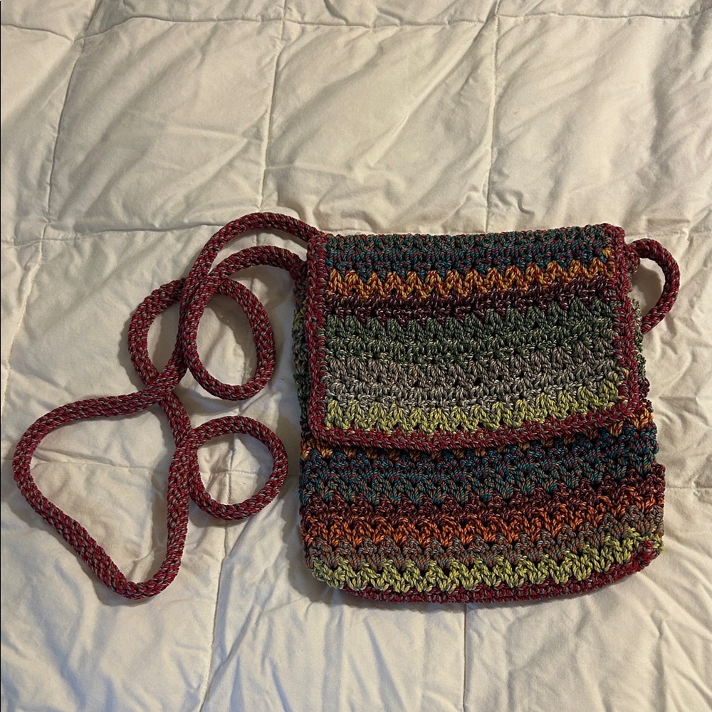The Sak Multicolor Crochet Crossbody Bag